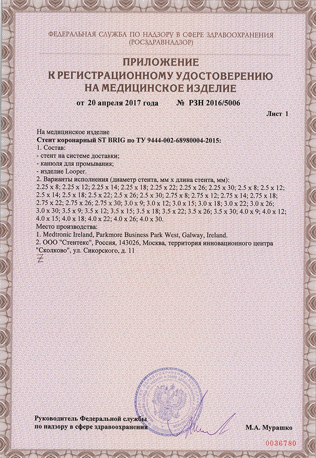 Государственная регистрация медицинских изделий